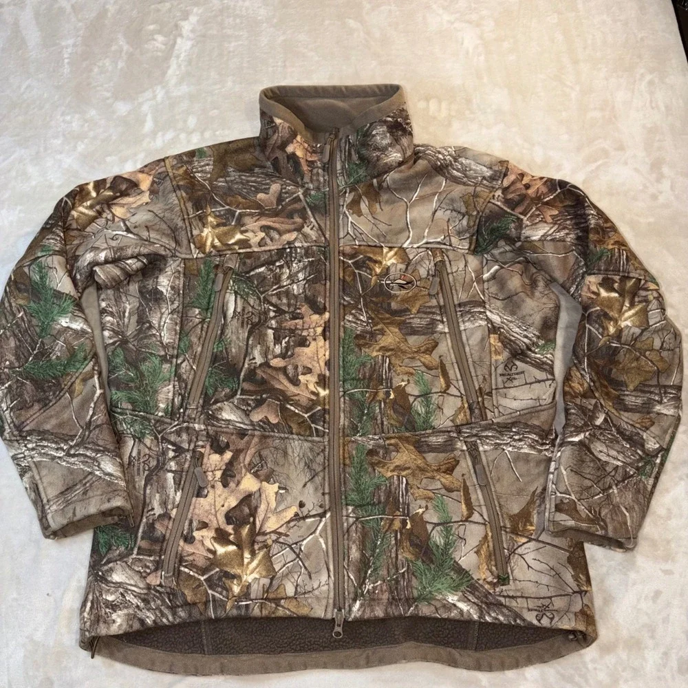 RedHead Tundra Suede Realtree Xtra Camo Sherpa Lined Hunting Jacket Mens Large
